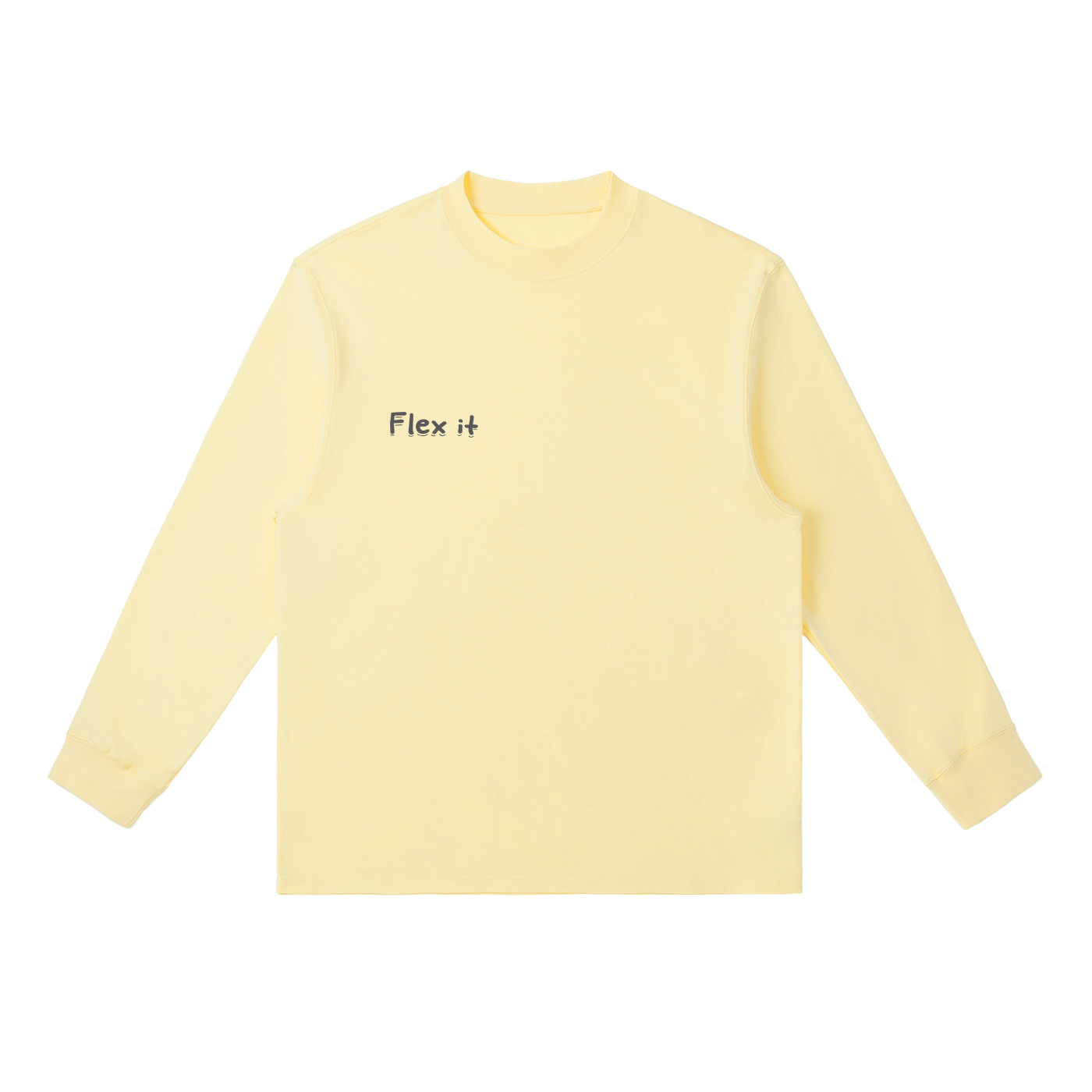 Flex it Essential Crewneck Long-Sleeve T-Shirt