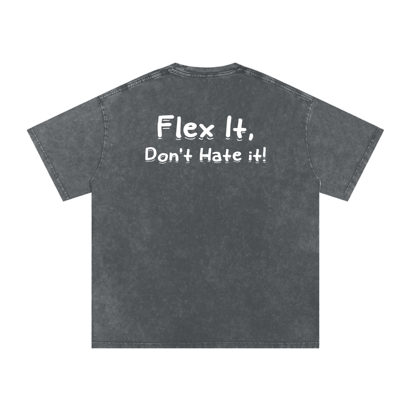 Flex It Snow Washed Oversized Cotton T-Shirt