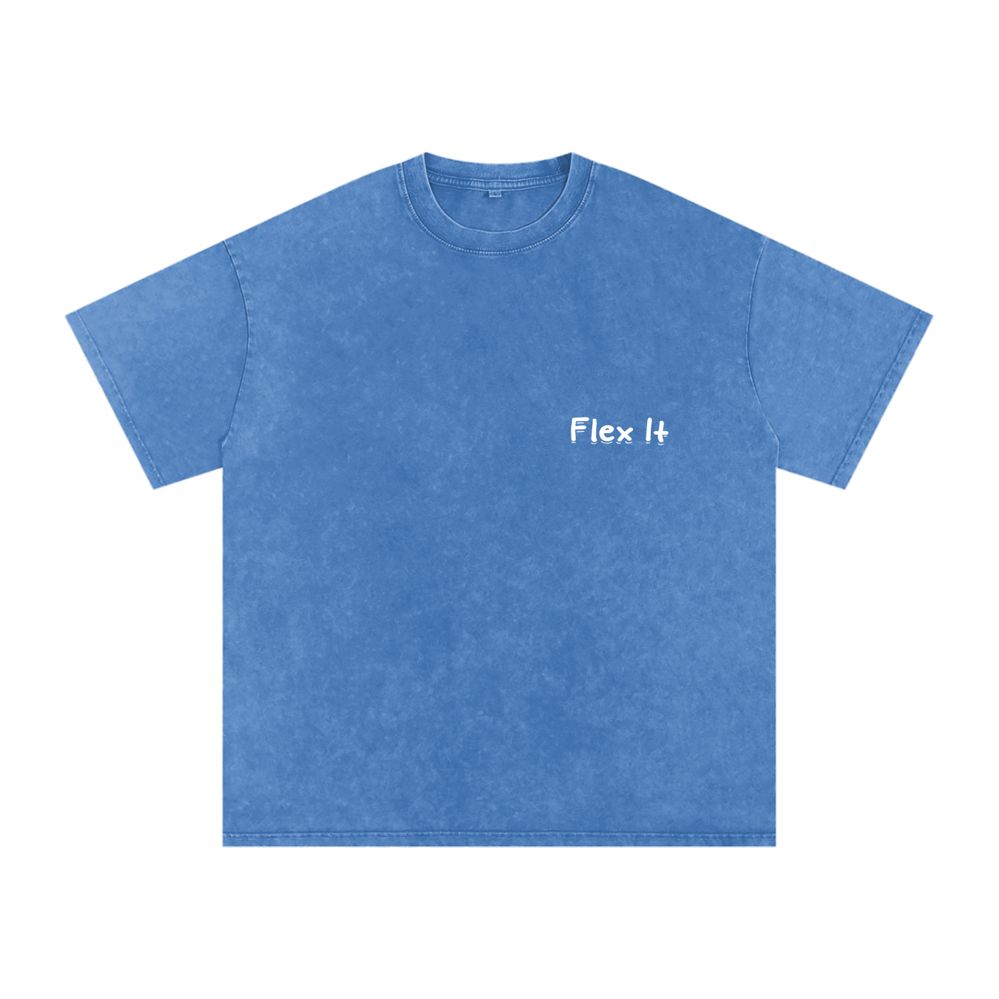 Flex It Snow Washed Oversized Cotton T-Shirt