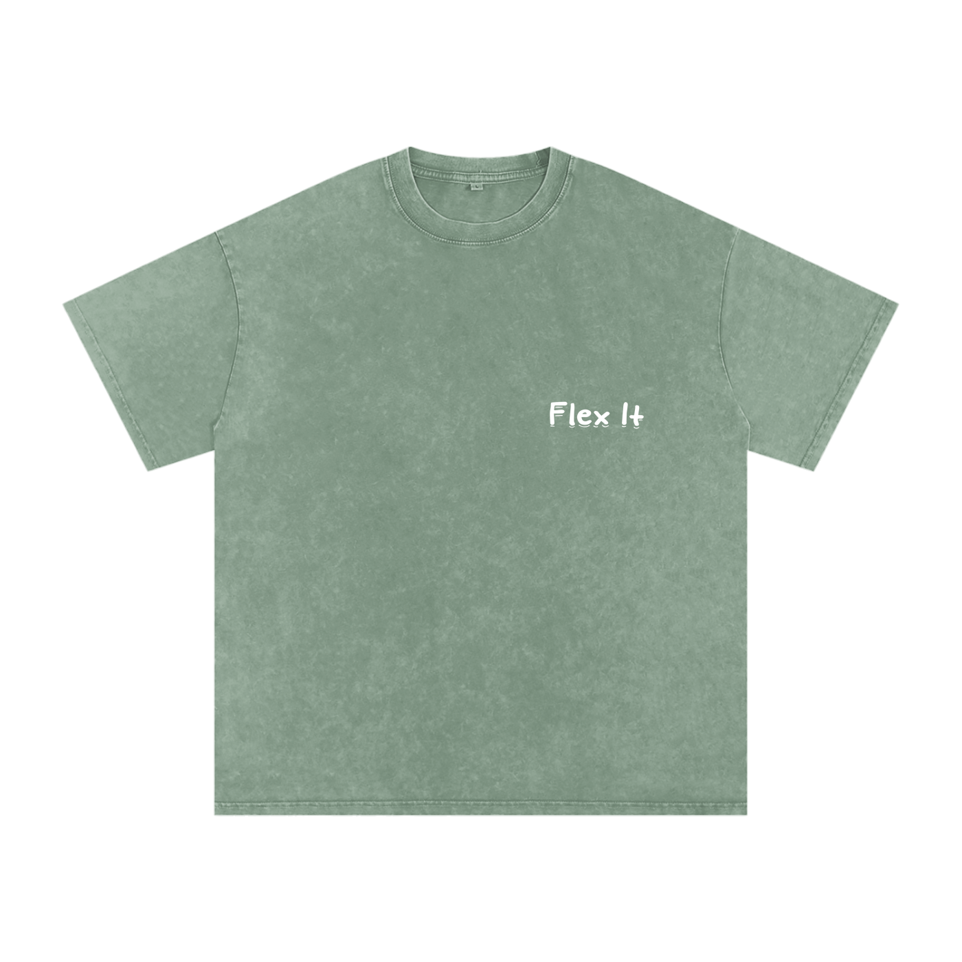 Flex It Snow Washed Oversized Cotton T-Shirt