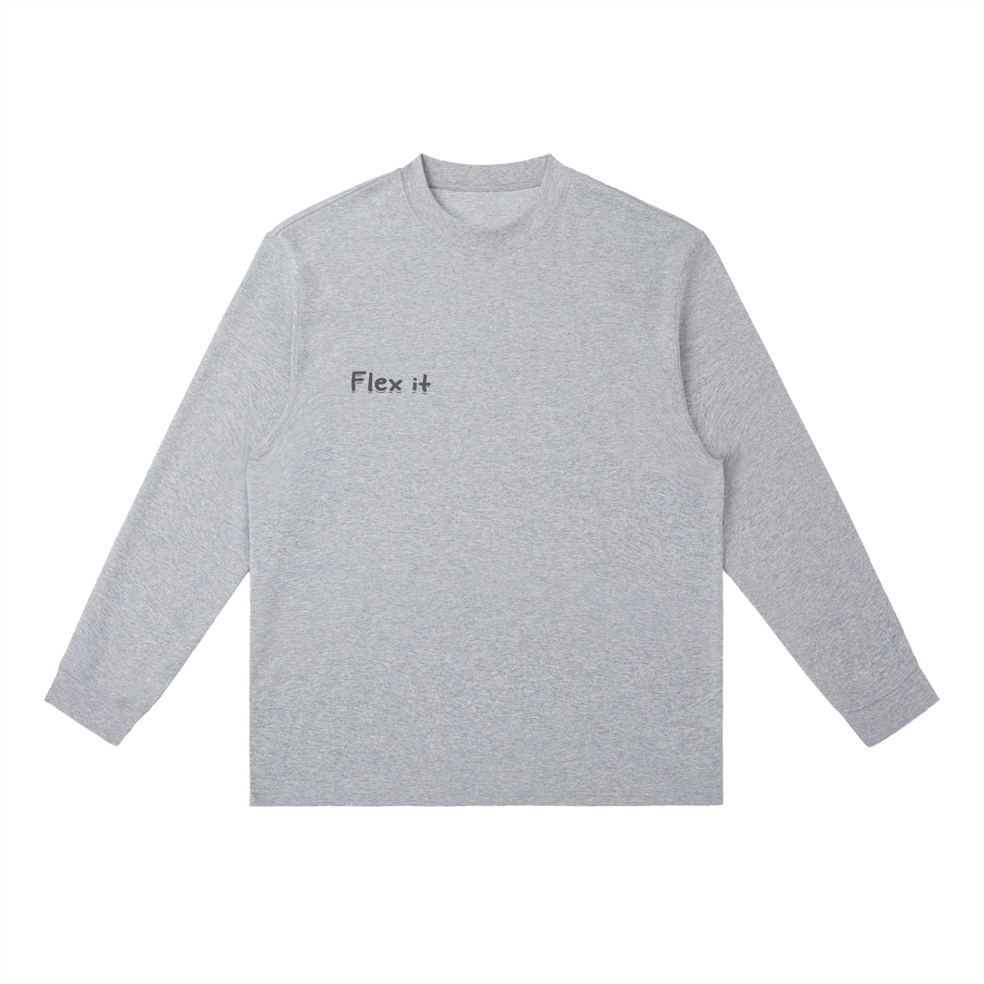 Flex it Essential Crewneck Long-Sleeve T-Shirt