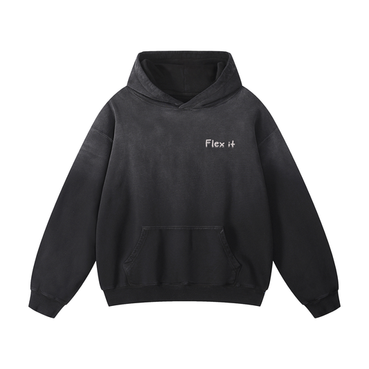 Flex it Heavyweight Sunfade Oversized Hoodie