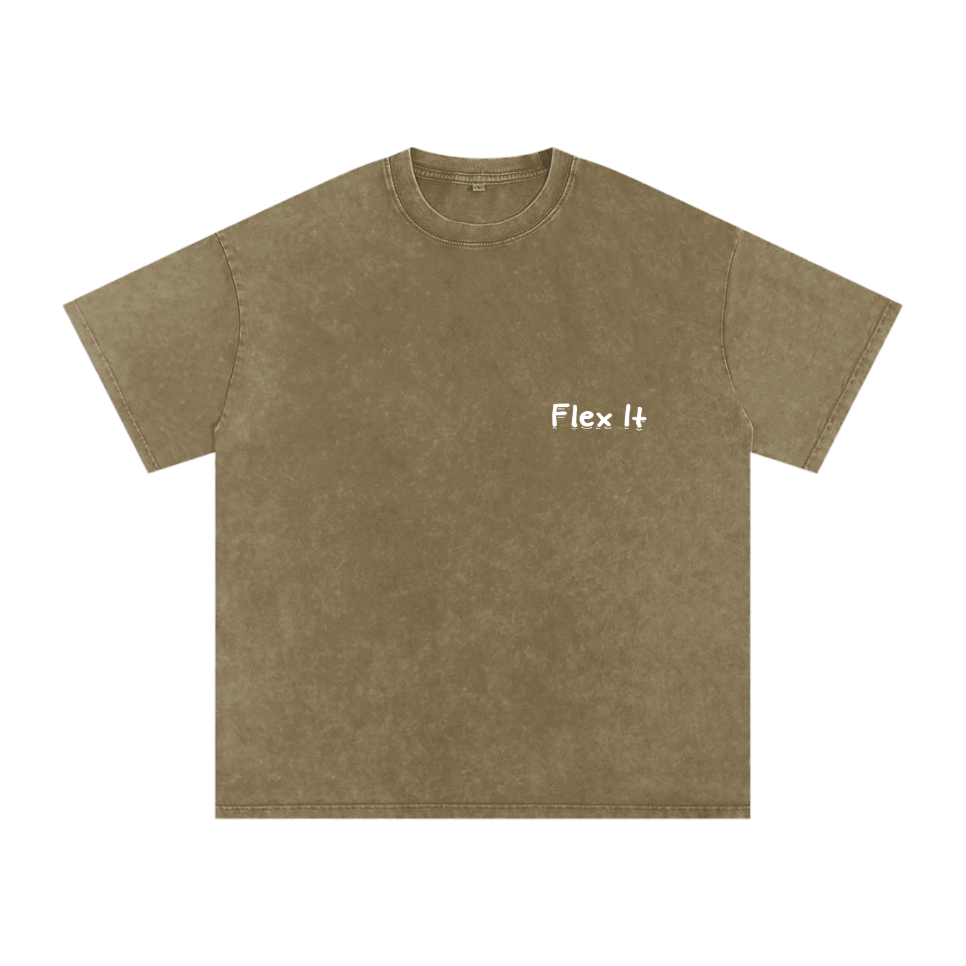 Flex It Snow Washed Oversized Cotton T-Shirt