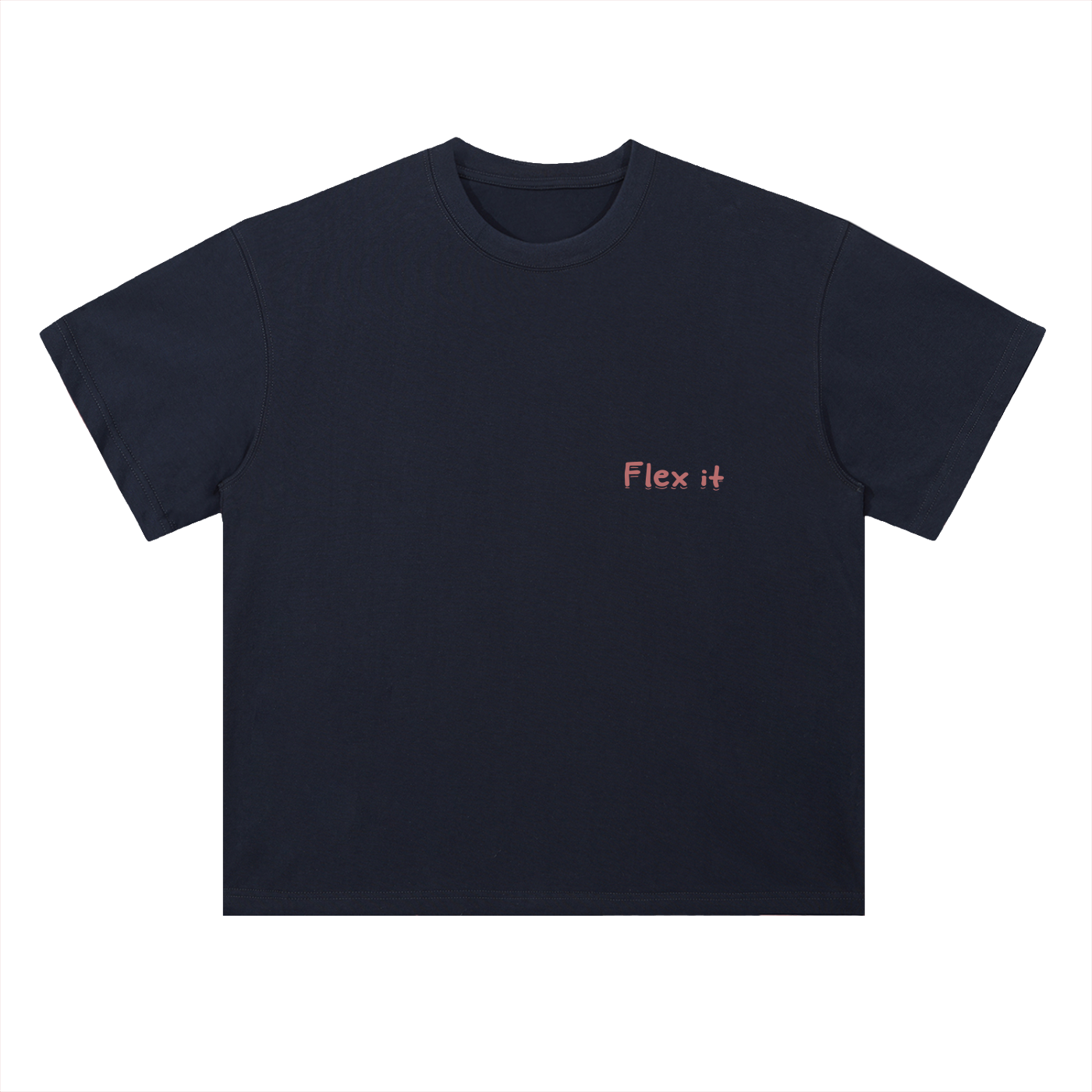 Flex it Heavyweight Drop Shoulder Cotton T-Shirt