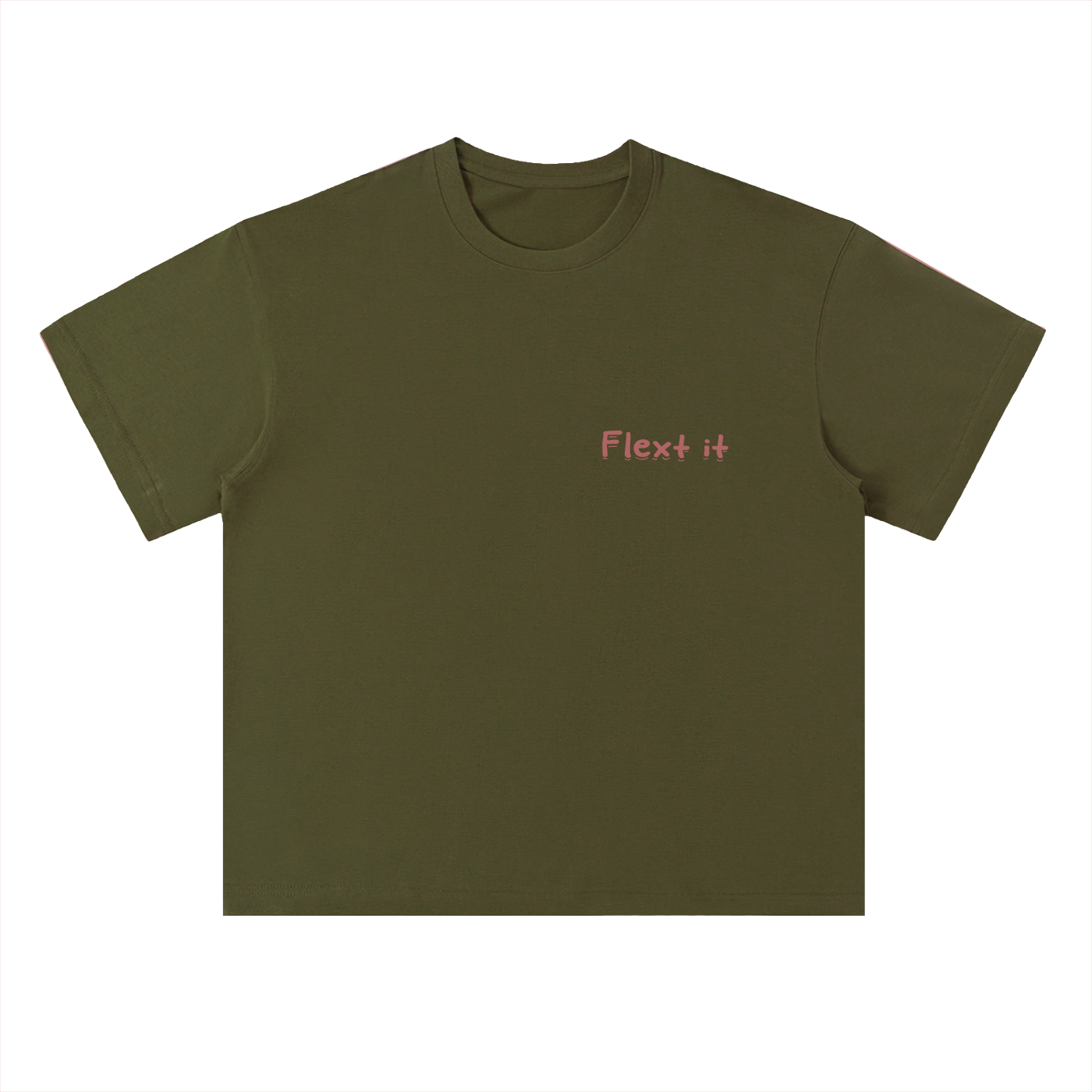 Flex it Heavyweight Drop Shoulder Cotton T-Shirt