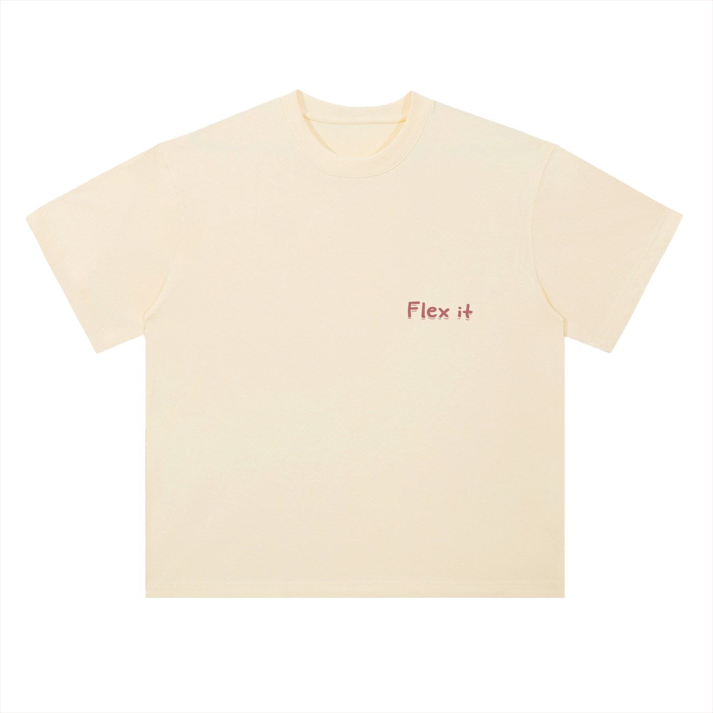 Flex it Heavyweight Drop Shoulder Cotton T-Shirt