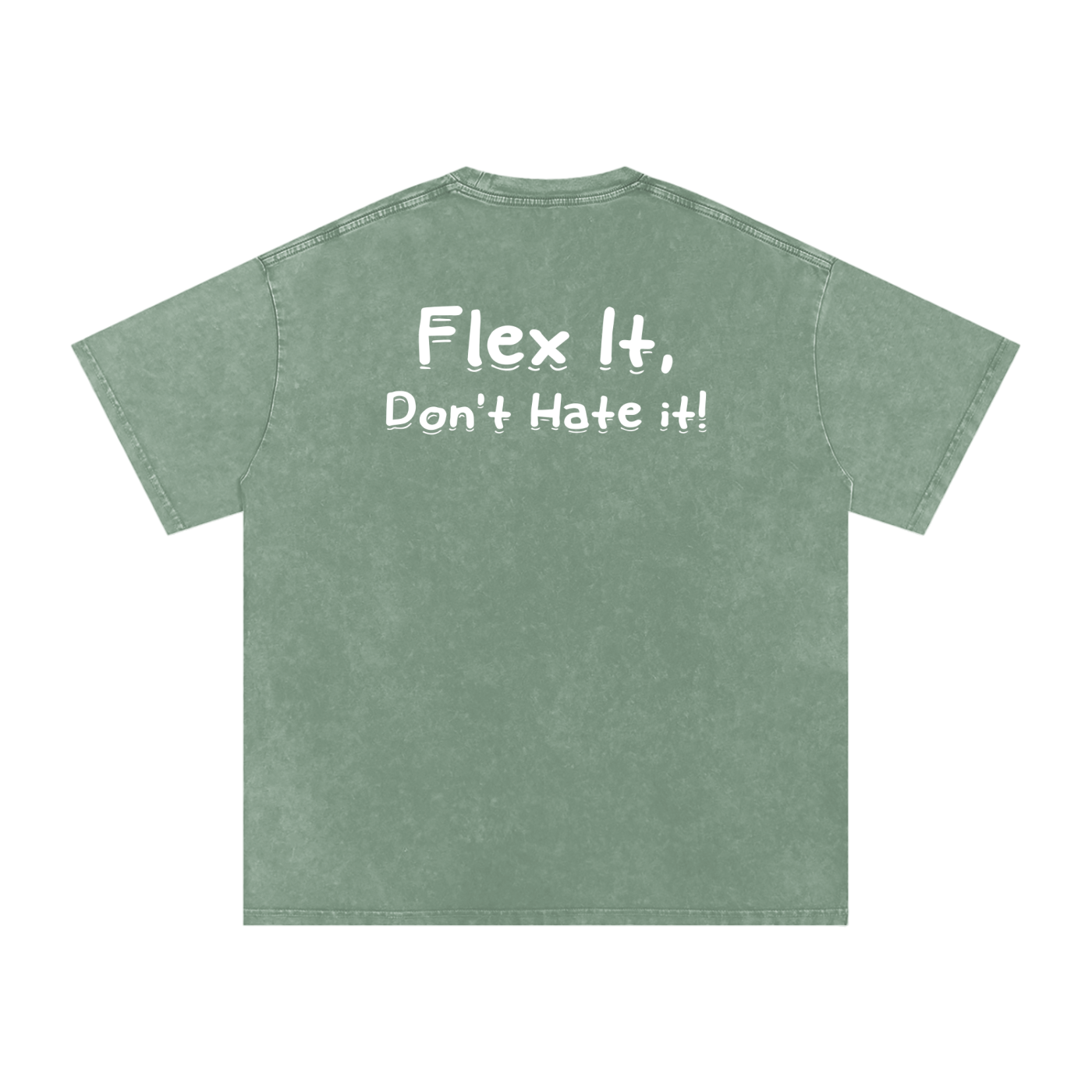 Flex It Snow Washed Oversized Cotton T-Shirt