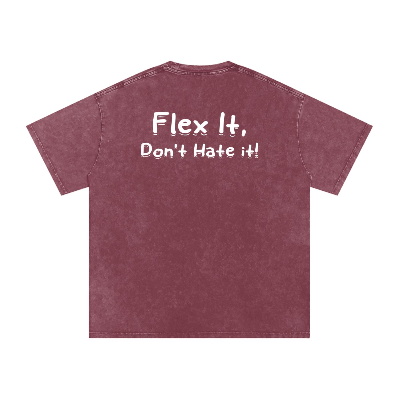 Flex It Snow Washed Oversized Cotton T-Shirt