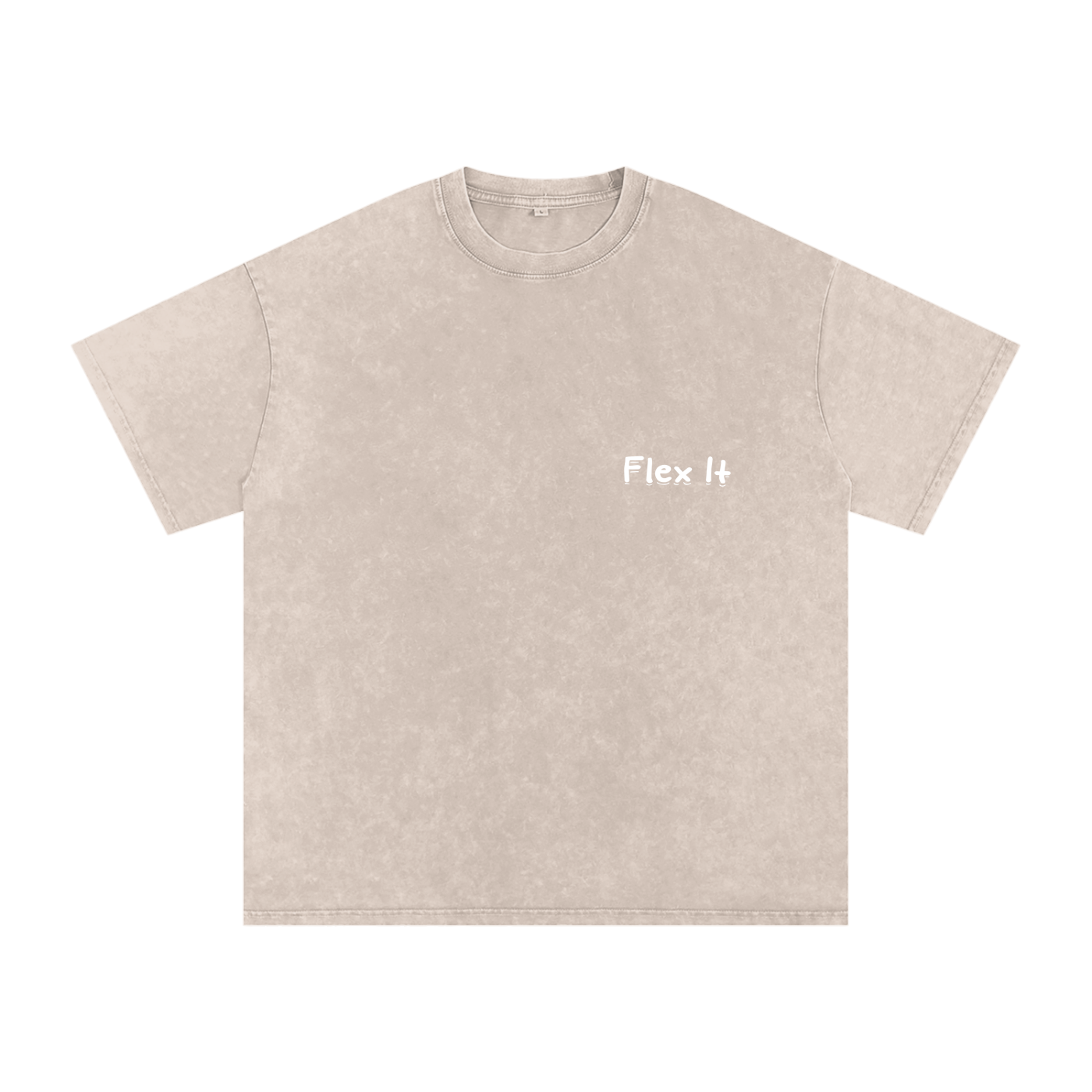 Flex It Snow Washed Oversized Cotton T-Shirt