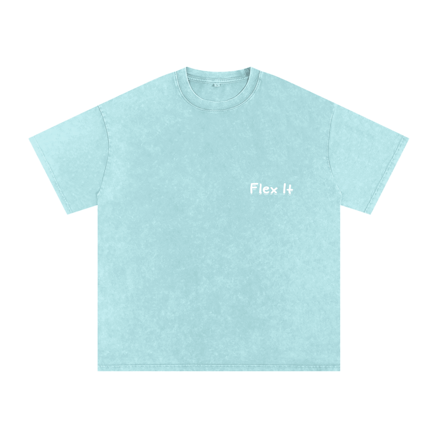 Flex It Snow Washed Oversized Cotton T-Shirt