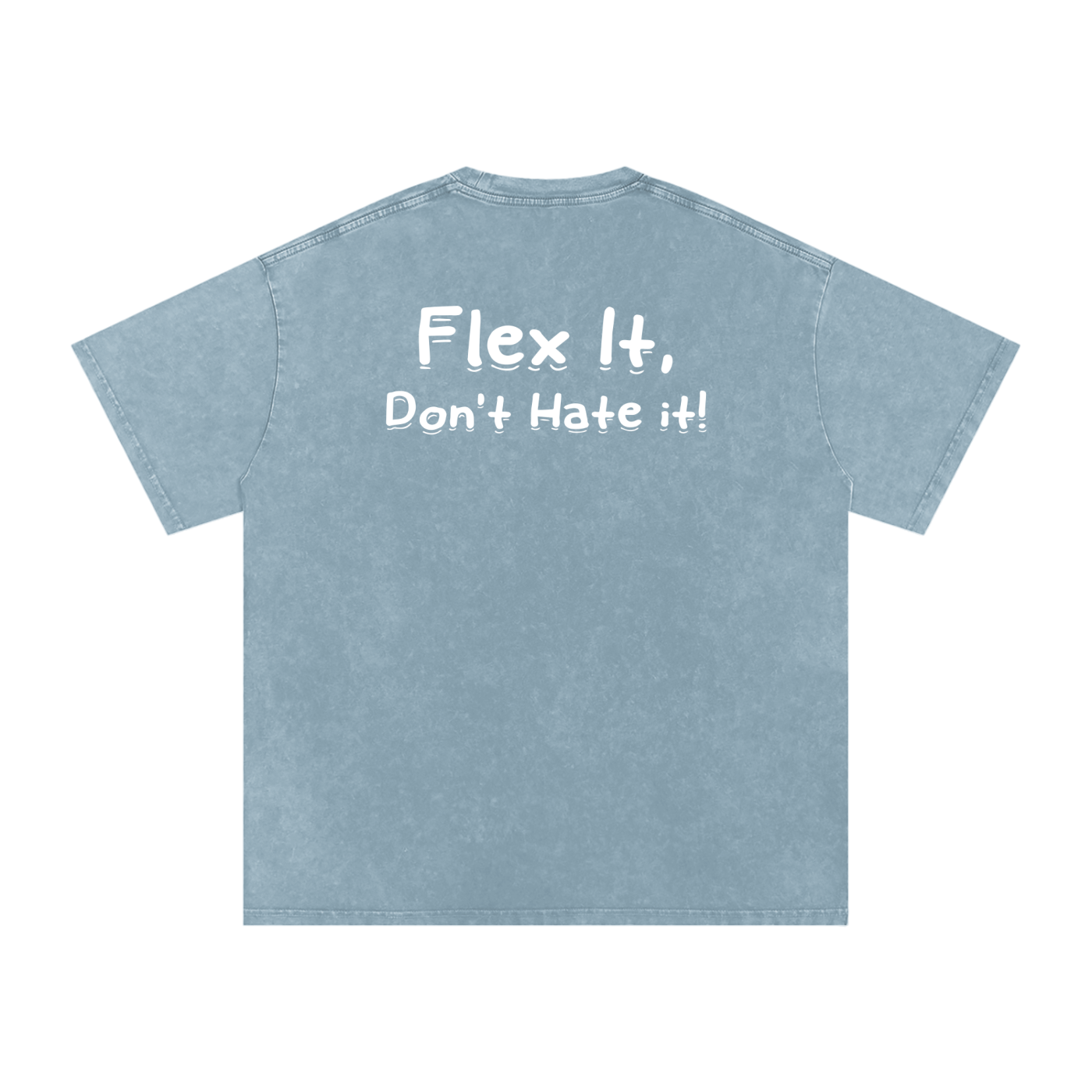 Flex It Snow Washed Oversized Cotton T-Shirt