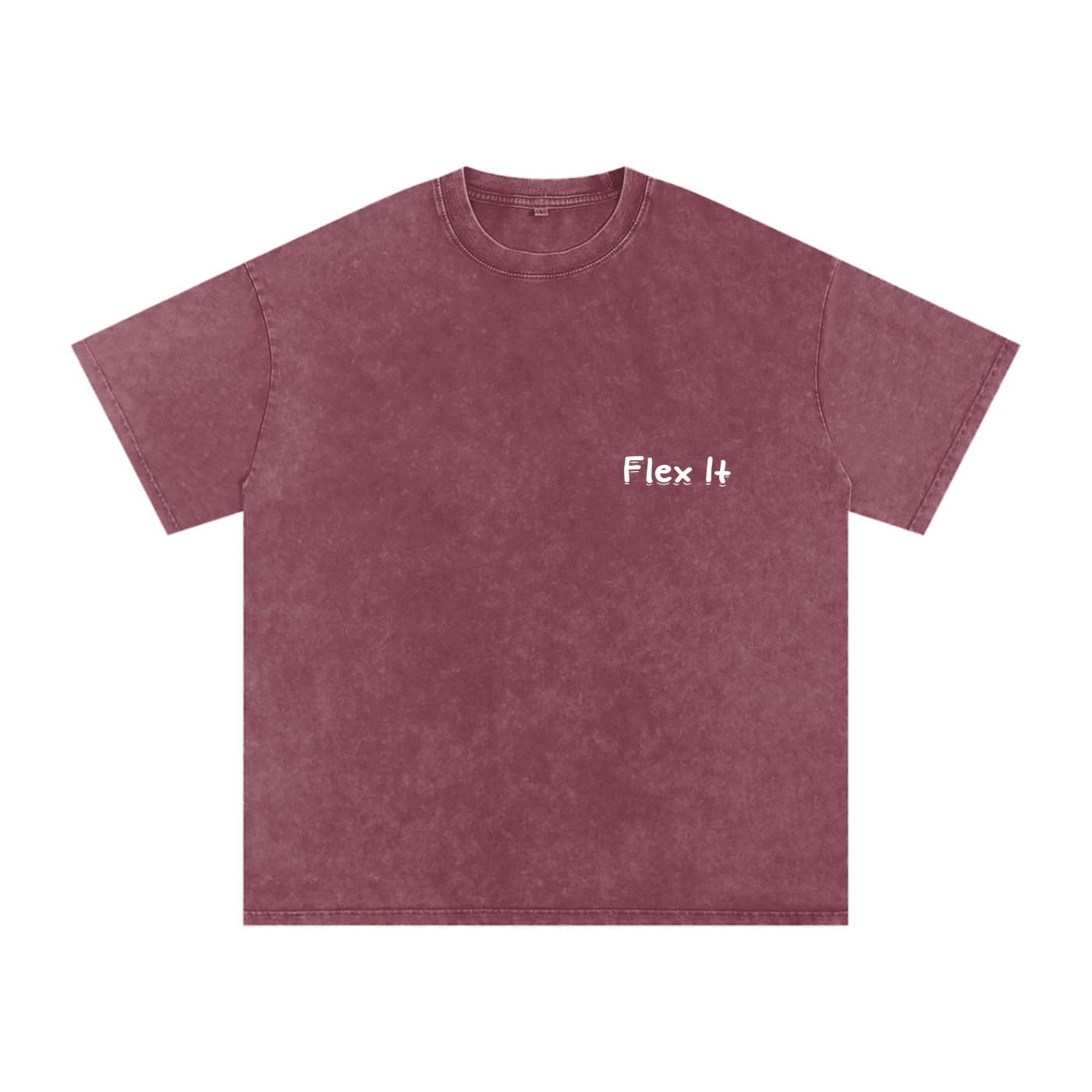 Flex It Snow Washed Oversized Cotton T-Shirt