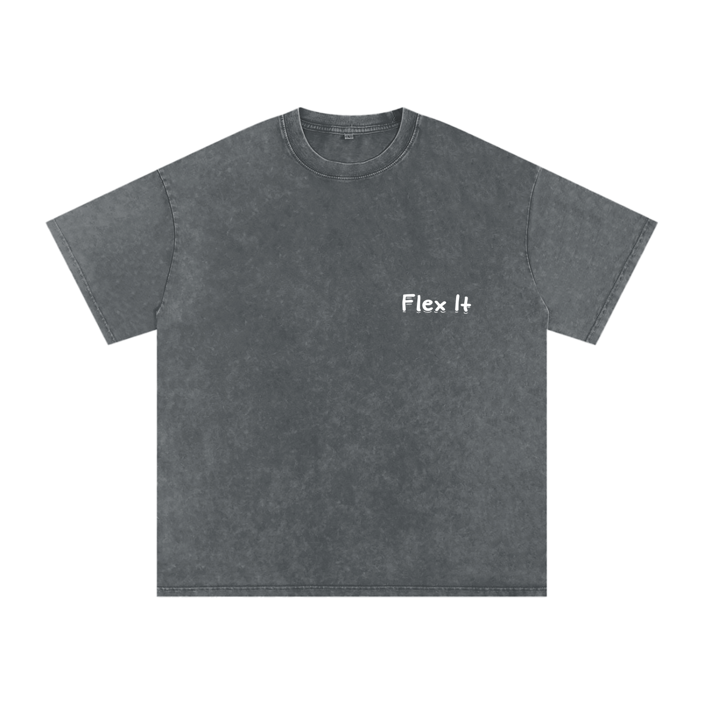 Flex It Snow Washed Oversized Cotton T-Shirt