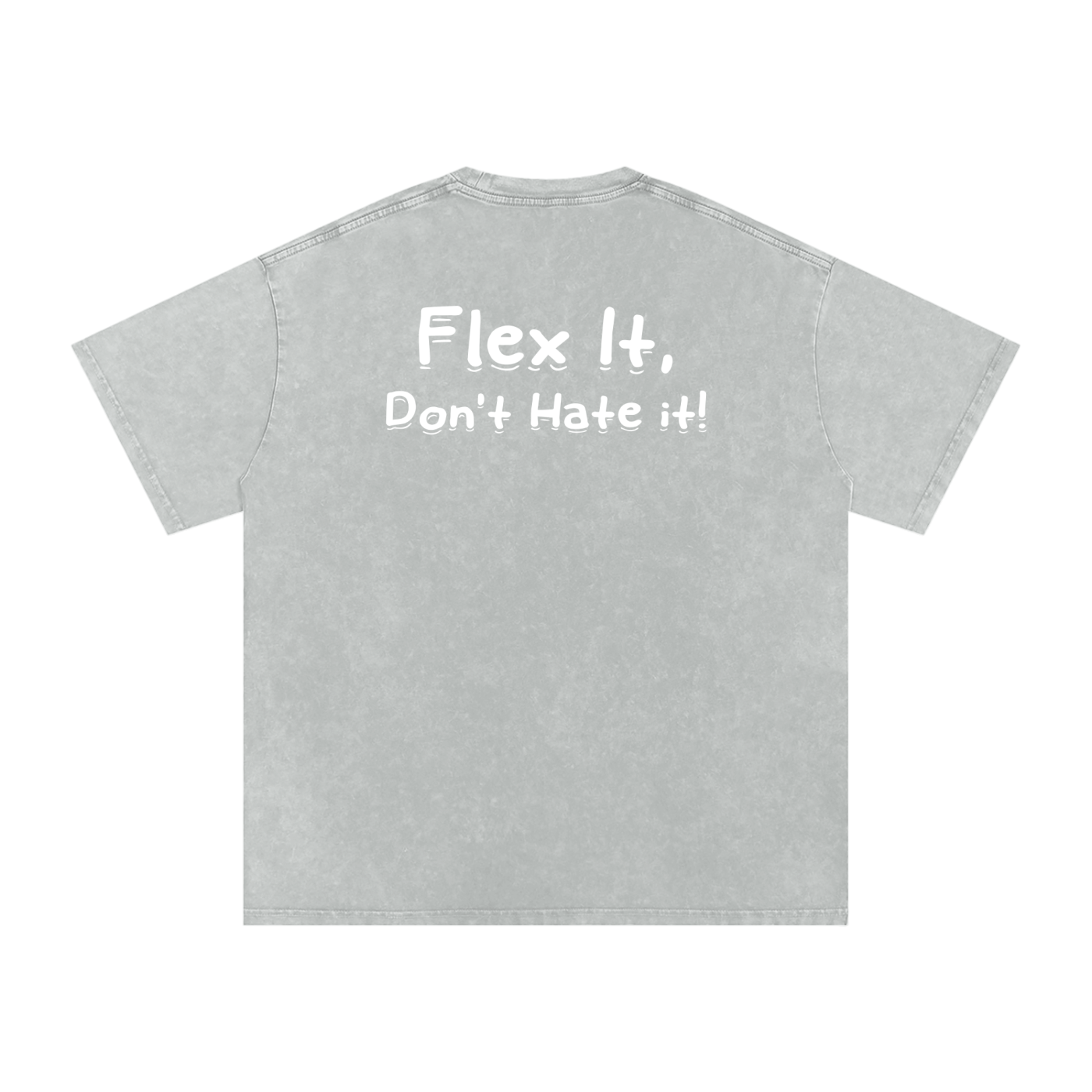 Flex It Snow Washed Oversized Cotton T-Shirt