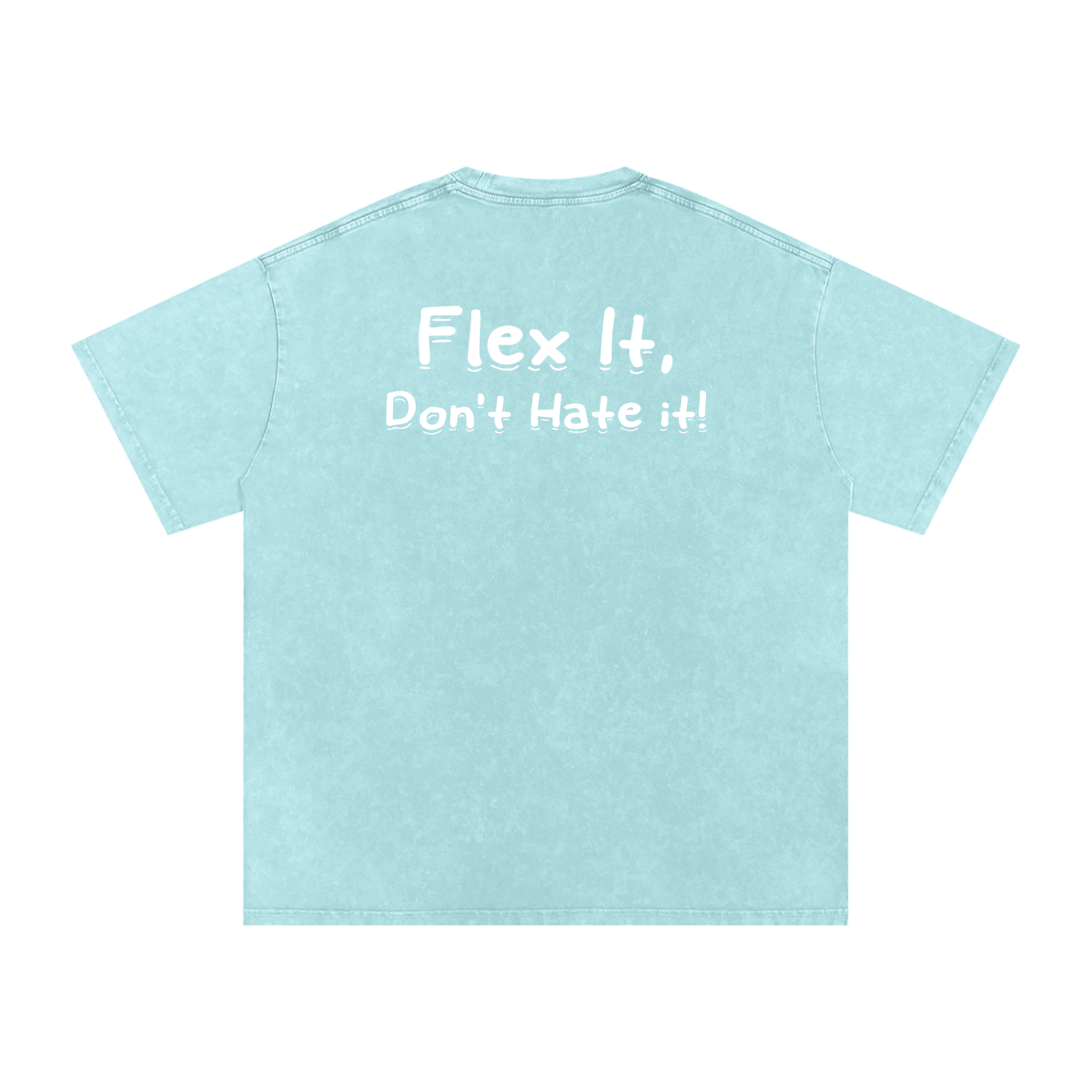 Flex It Snow Washed Oversized Cotton T-Shirt