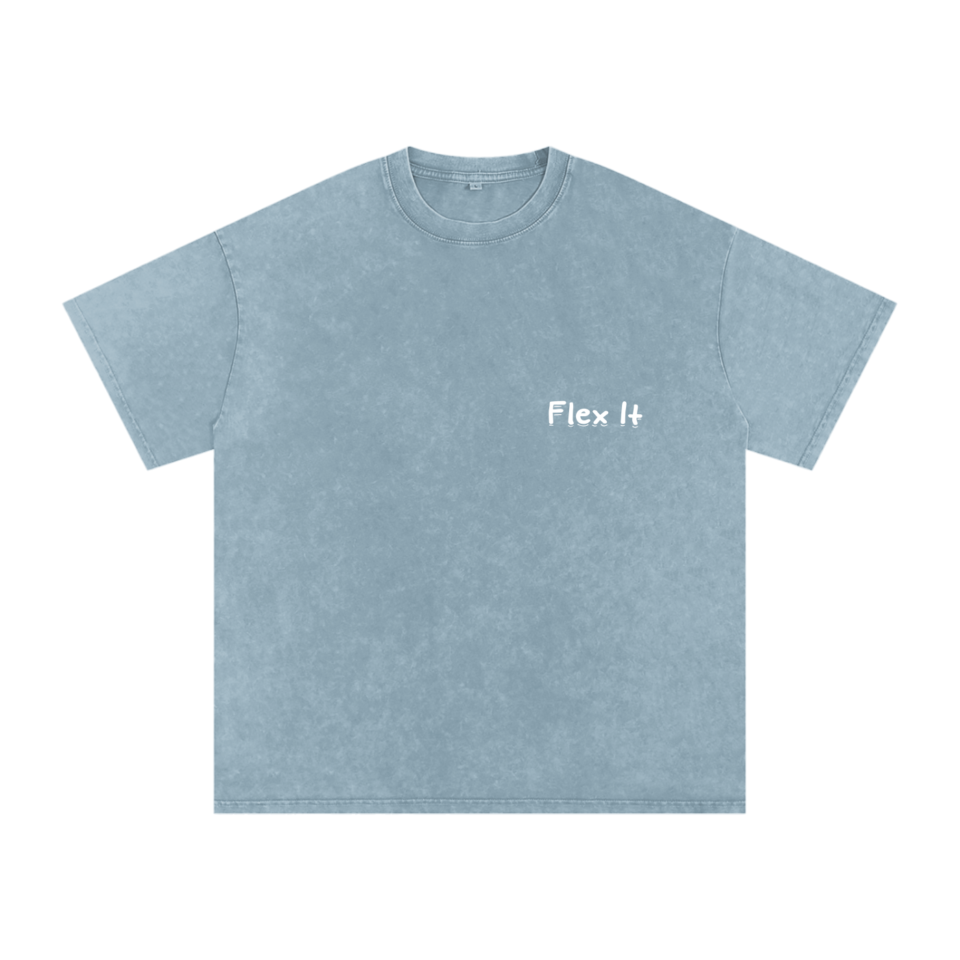 Flex It Snow Washed Oversized Cotton T-Shirt