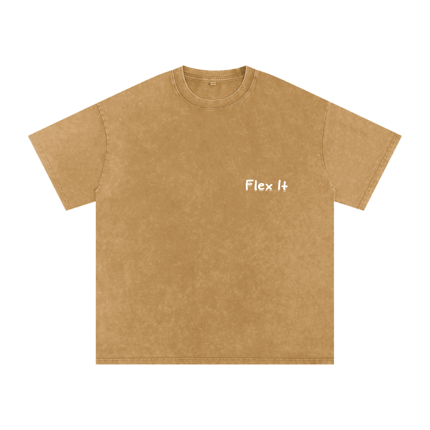 Flex It Snow Washed Oversized Cotton T-Shirt