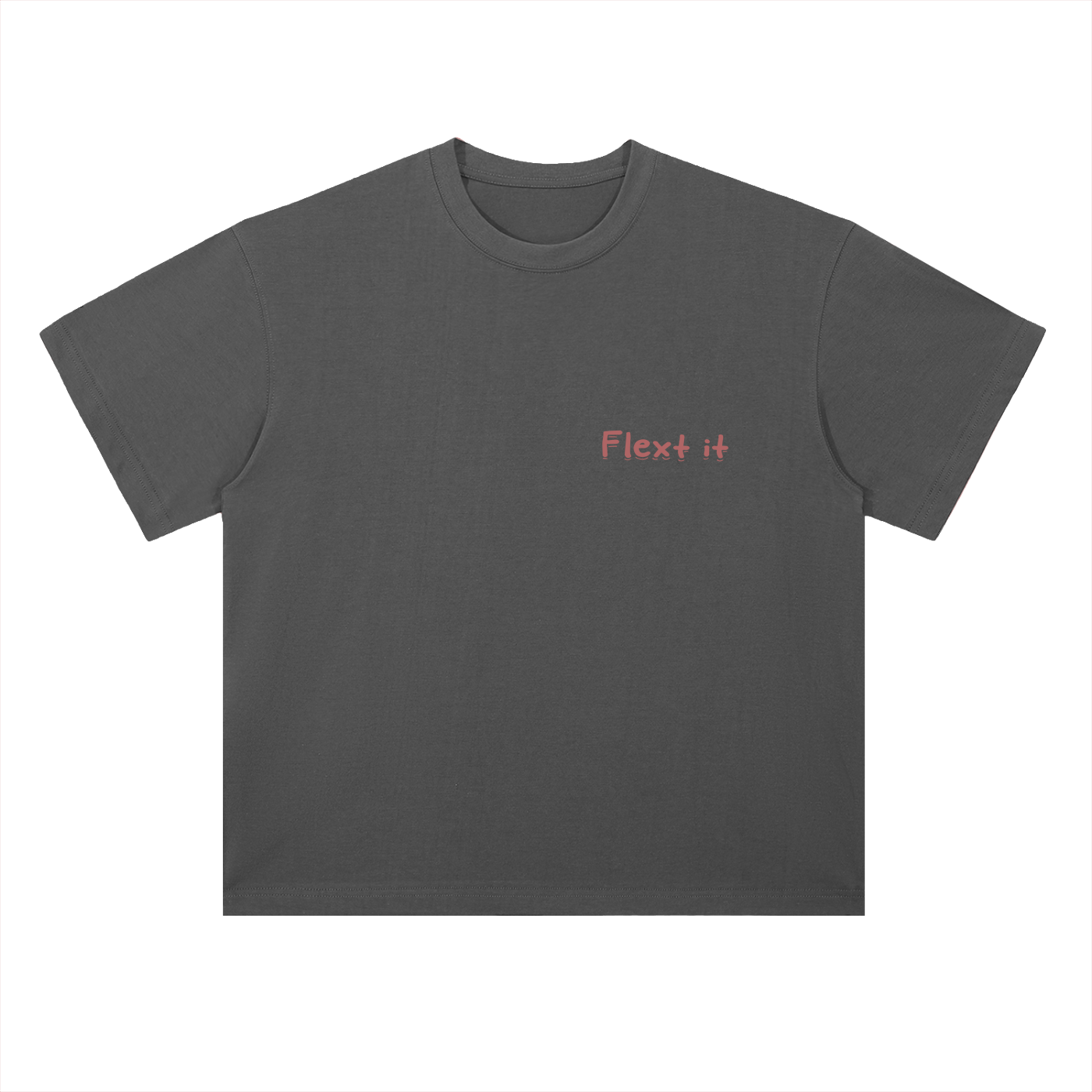 Flex it Heavyweight Drop Shoulder Cotton T-Shirt