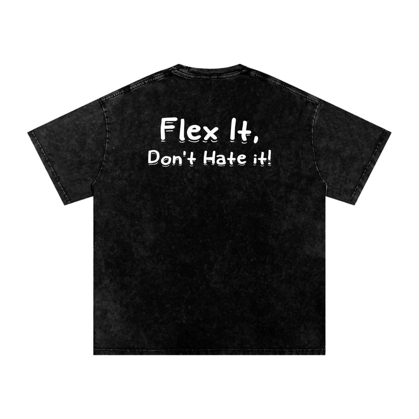 Flex It Snow Washed Oversized Cotton T-Shirt