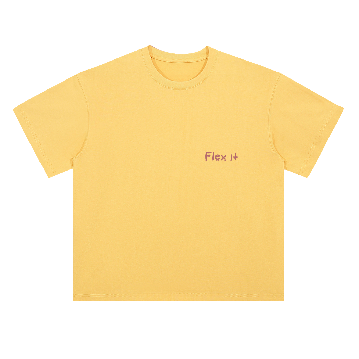 Flex it Heavyweight Drop Shoulder Cotton T-Shirt
