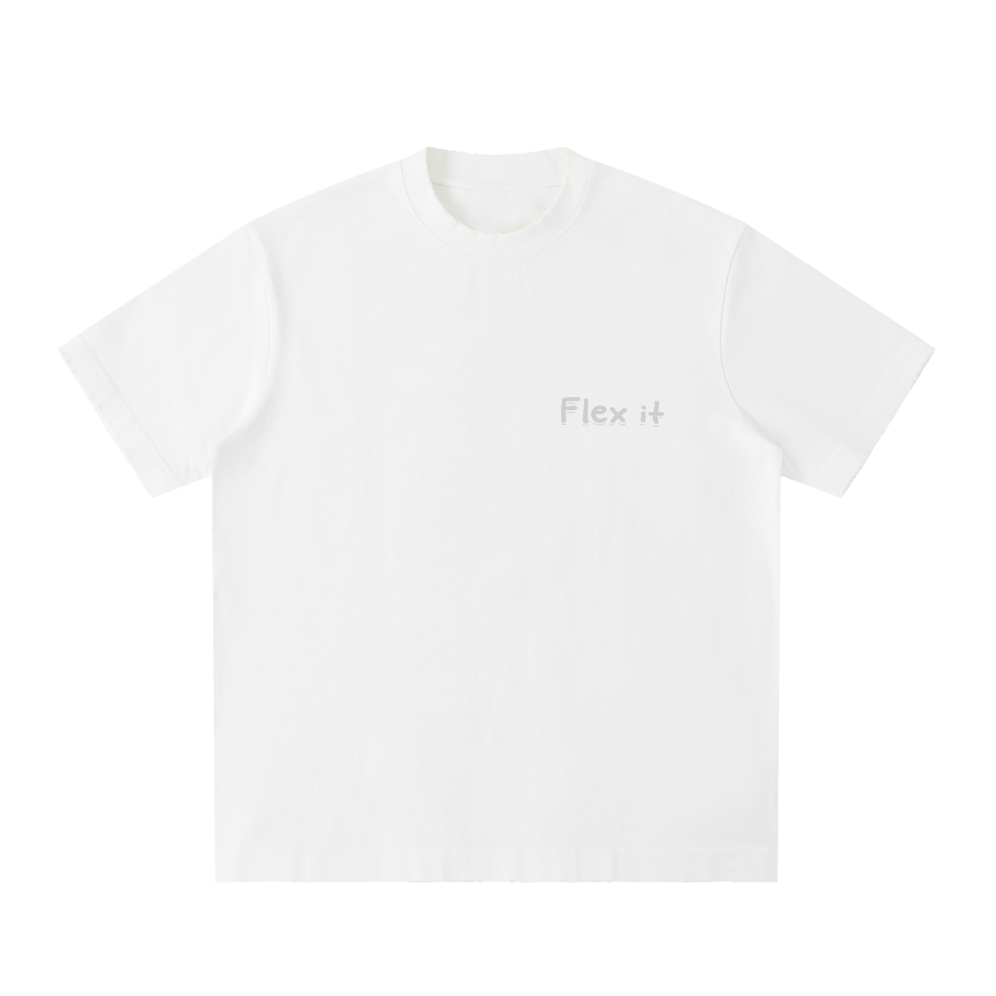 Flex it Heavyweight Vintage Washed Frayed T-Shirt