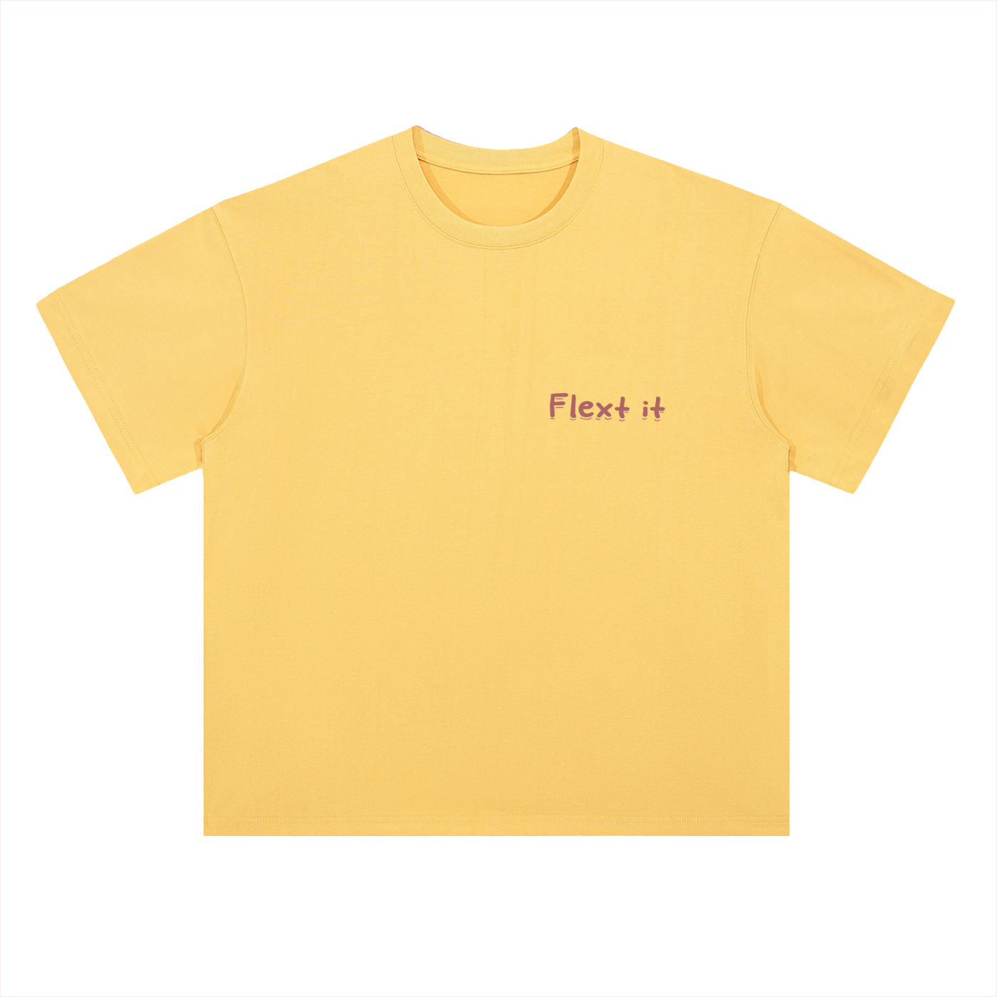 Flex it Heavyweight Drop Shoulder Cotton T-Shirt