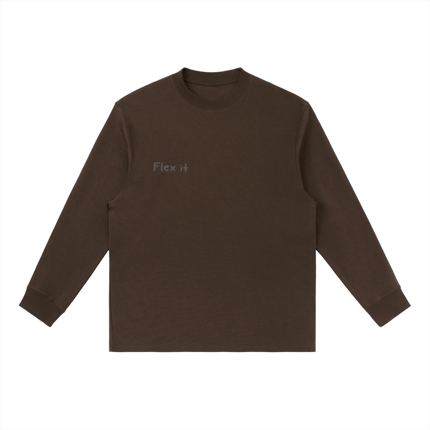 Flex it Essential Crewneck Long-Sleeve T-Shirt