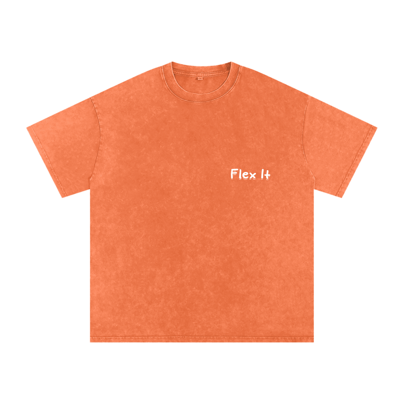 Flex It Snow Washed Oversized Cotton T-Shirt