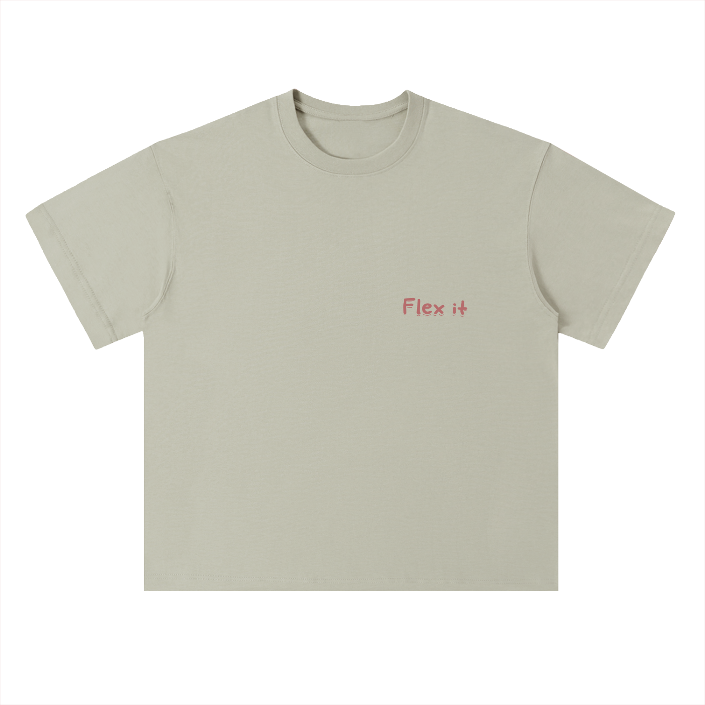 Flex it Heavyweight Drop Shoulder Cotton T-Shirt