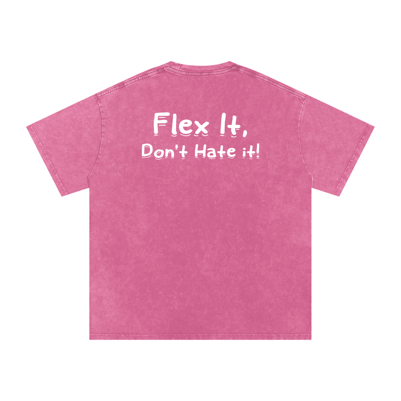 Flex It Snow Washed Oversized Cotton T-Shirt