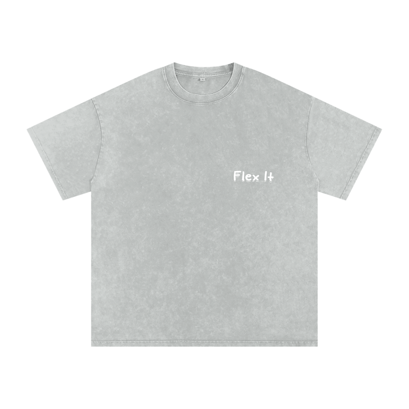 Flex It Snow Washed Oversized Cotton T-Shirt
