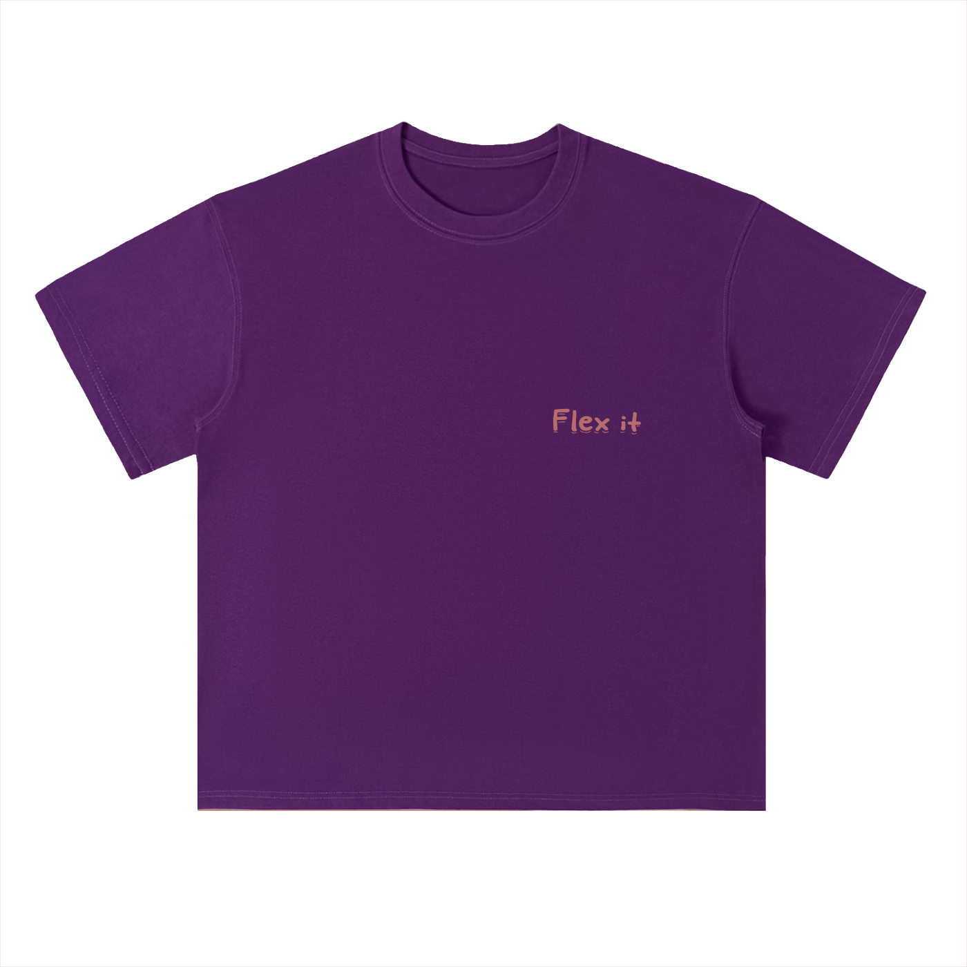 Flex it Heavyweight Drop Shoulder Cotton T-Shirt